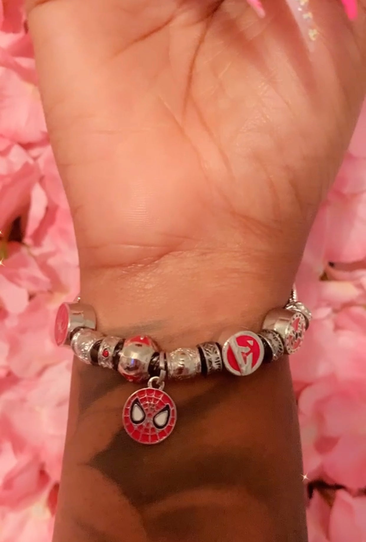 Spider Multi Charm Bracelet