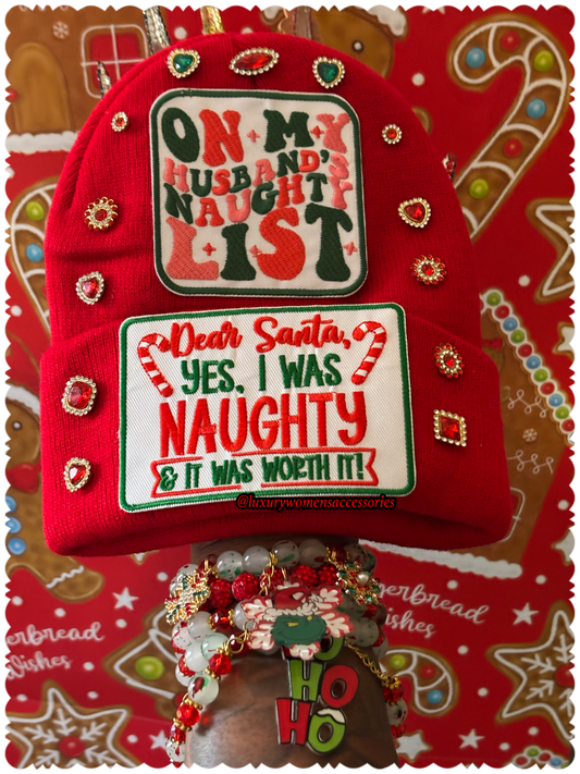 "Custom" Christmas Beanie(Made To Order)