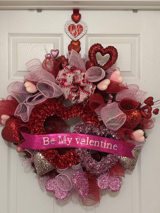 Custom Valentines Day Wreath(Made To Order)