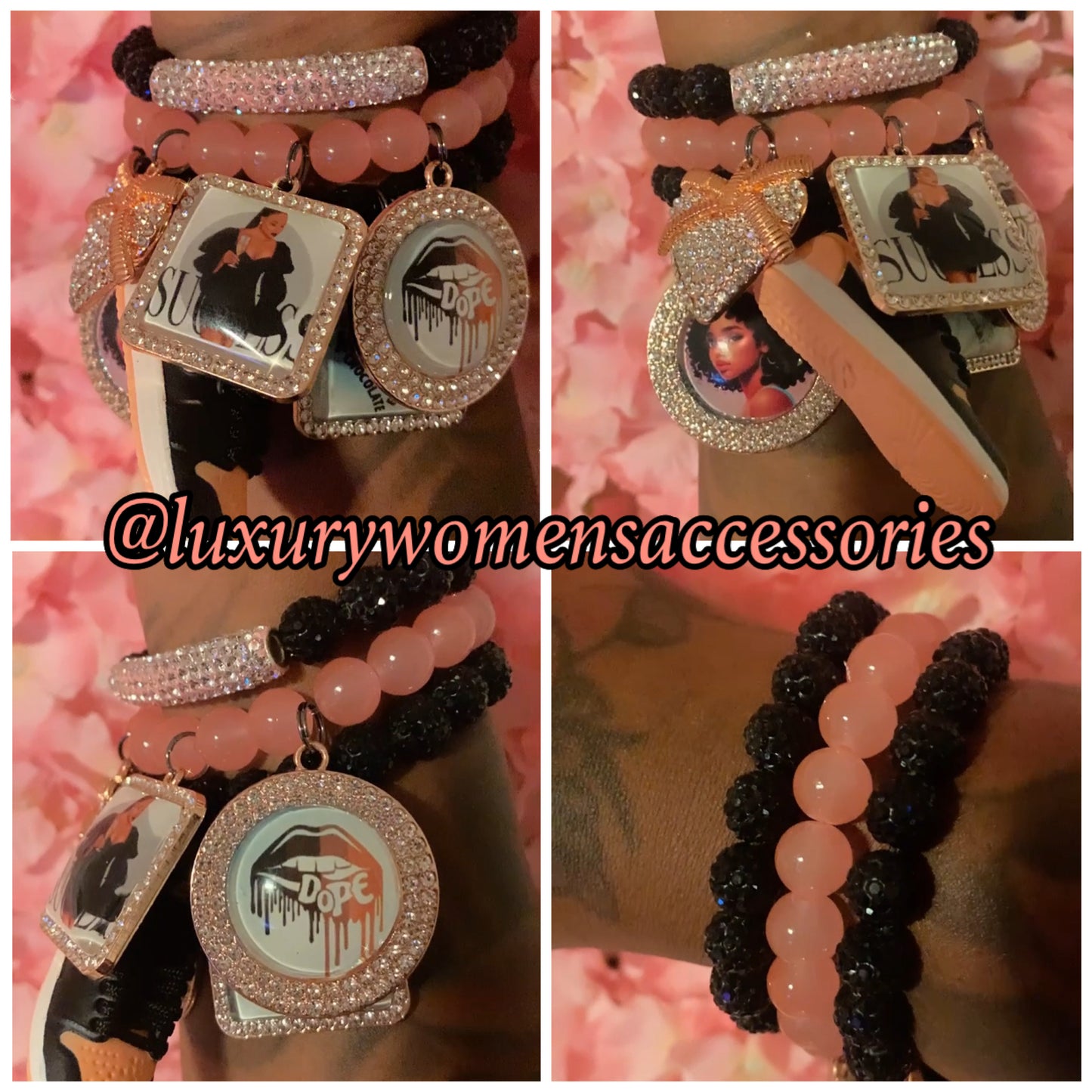 “Black Girl Magic” Beaded Bracelet Set(set of 3)