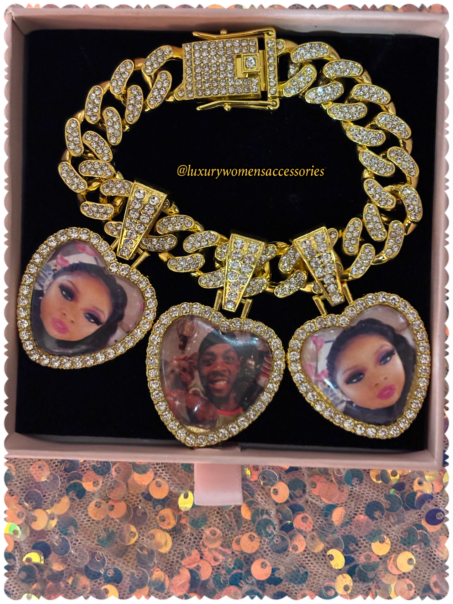 Custom "Luxurious" Photo Bracelet(Made To Order)