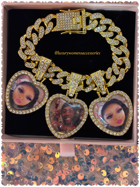 Custom "Luxurious" Photo Bracelet(Made To Order)