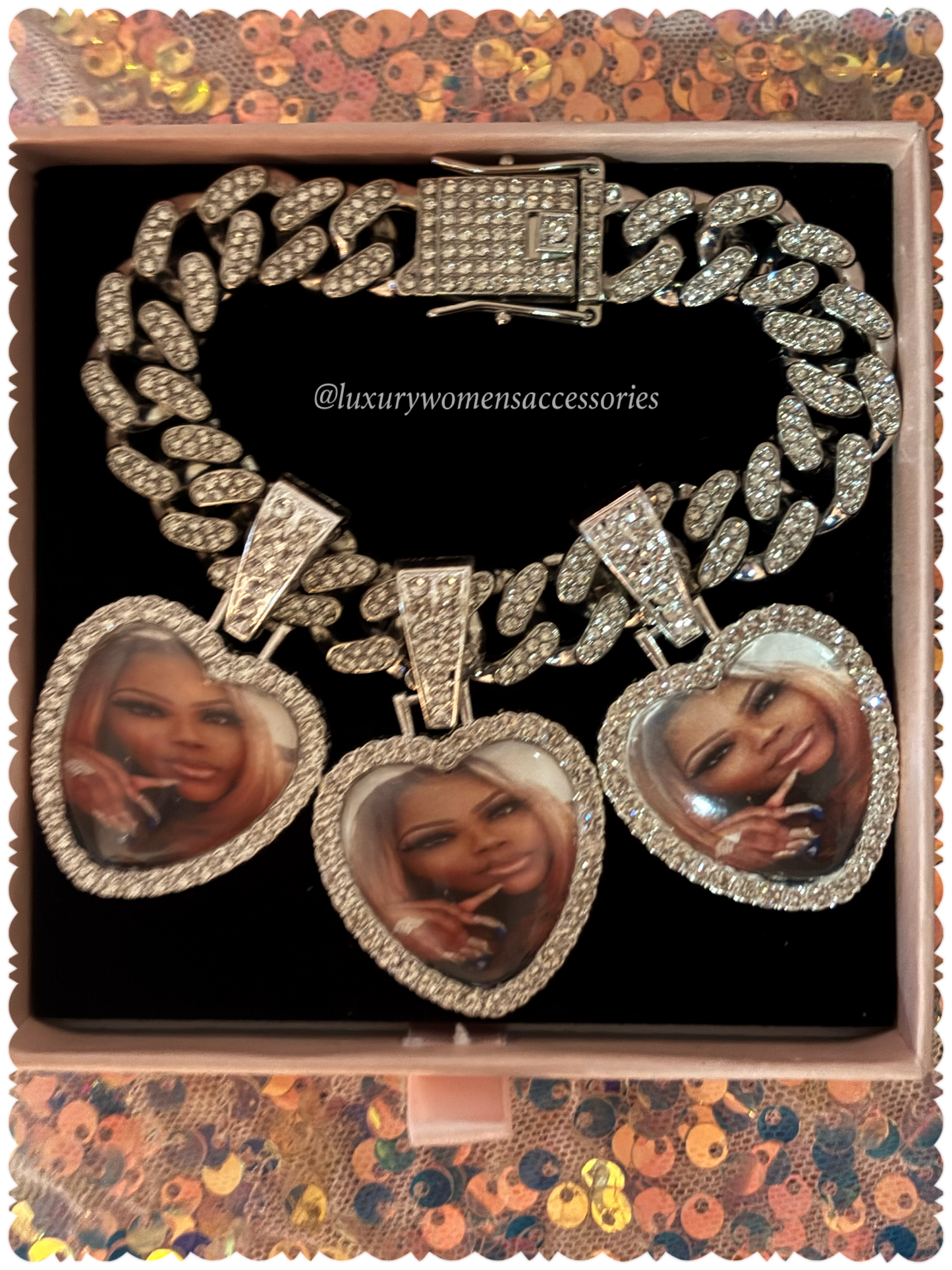 Custom "Luxurious" Photo Bracelet(Made To Order)