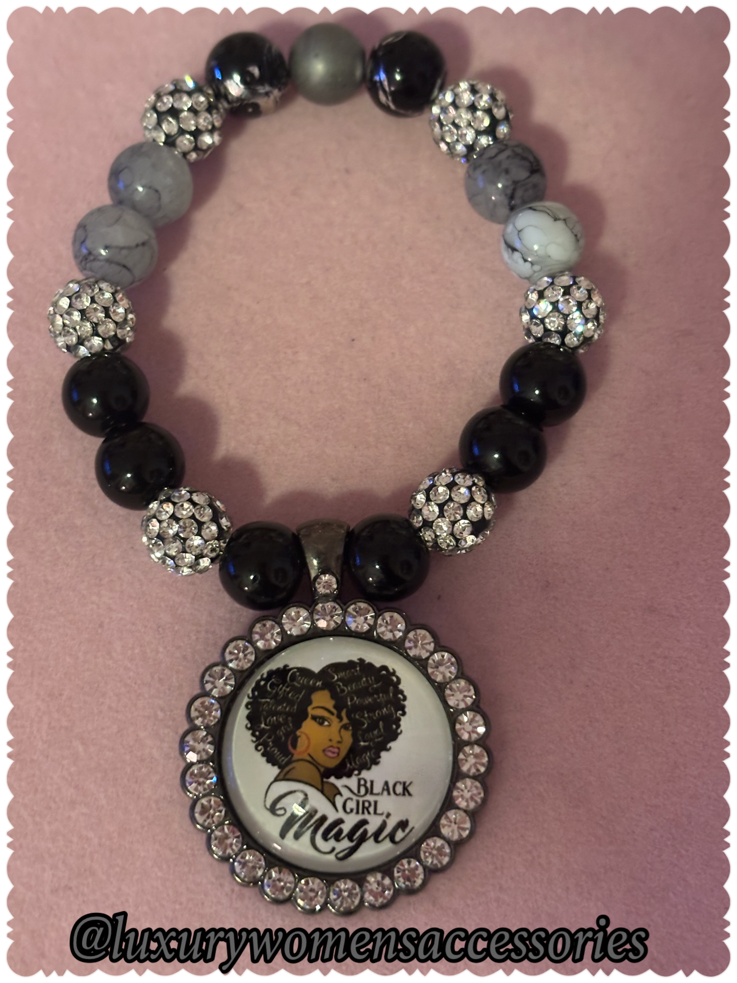 “Black Girl Magic” Beaded Bracelet(1pc.)