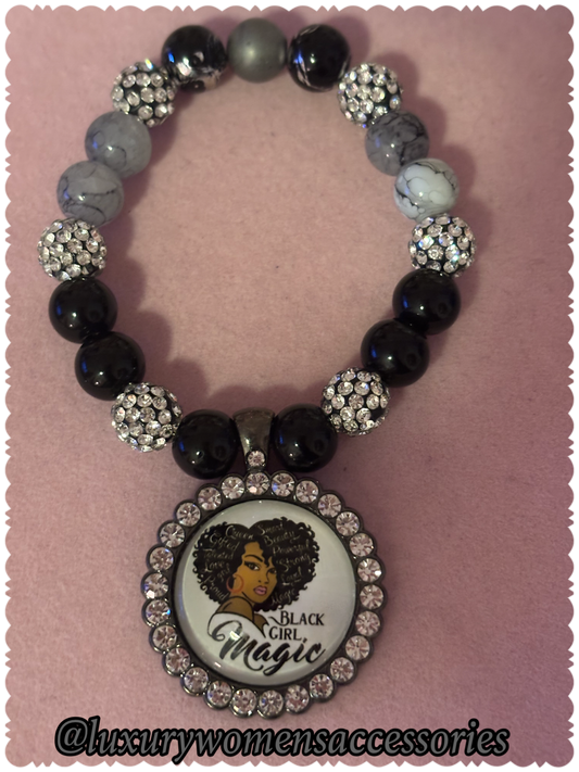 “Black Girl Magic” Beaded Bracelet(1pc.)