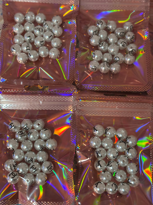 "Luxury" Printed Bead Packs(20ct.)