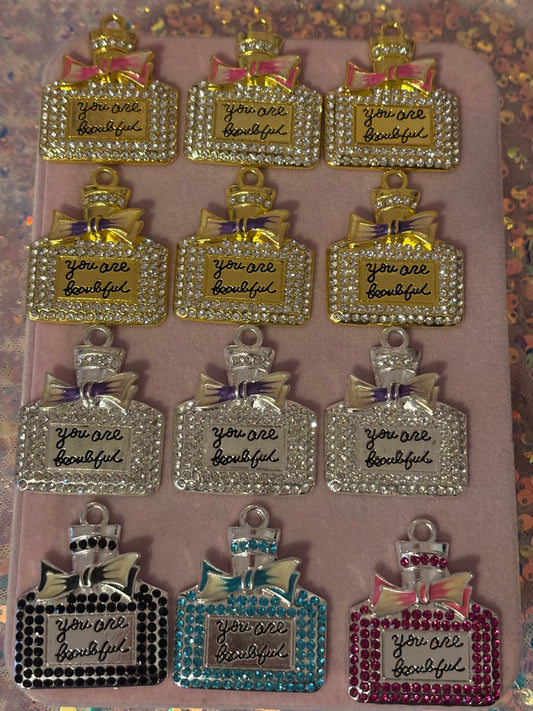 “You Are Beautiful” Perfume Bottle Charms(1pc.)