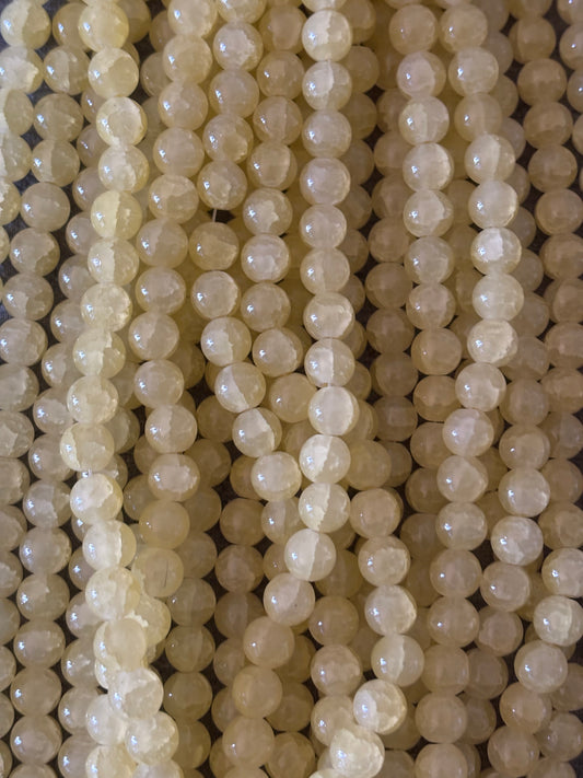"Pale Yellow/White" Beads(40ct.)