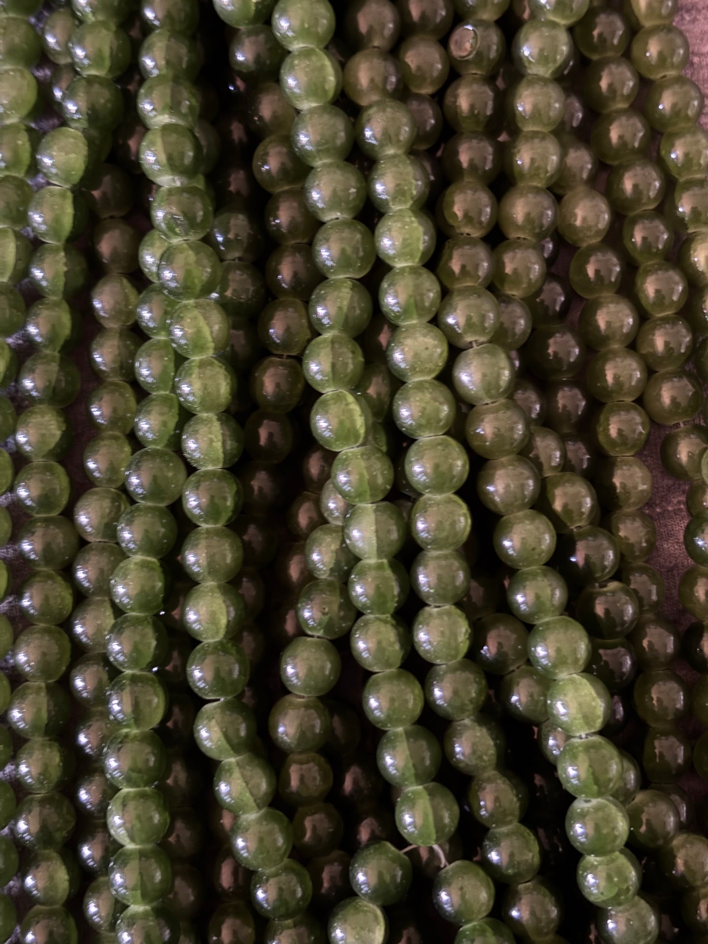 "Olive Green" Beads(40ct.)