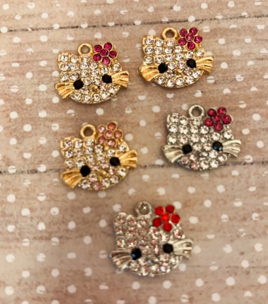 “Bling” Kitty Charms(1pc.)