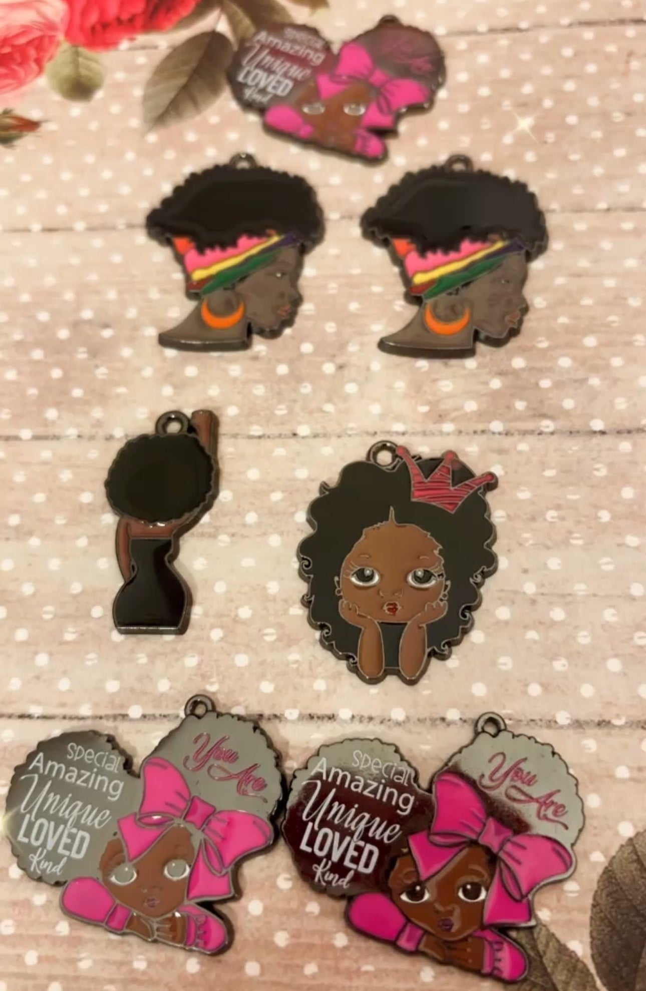 “Melanin” Charms(1pc.)