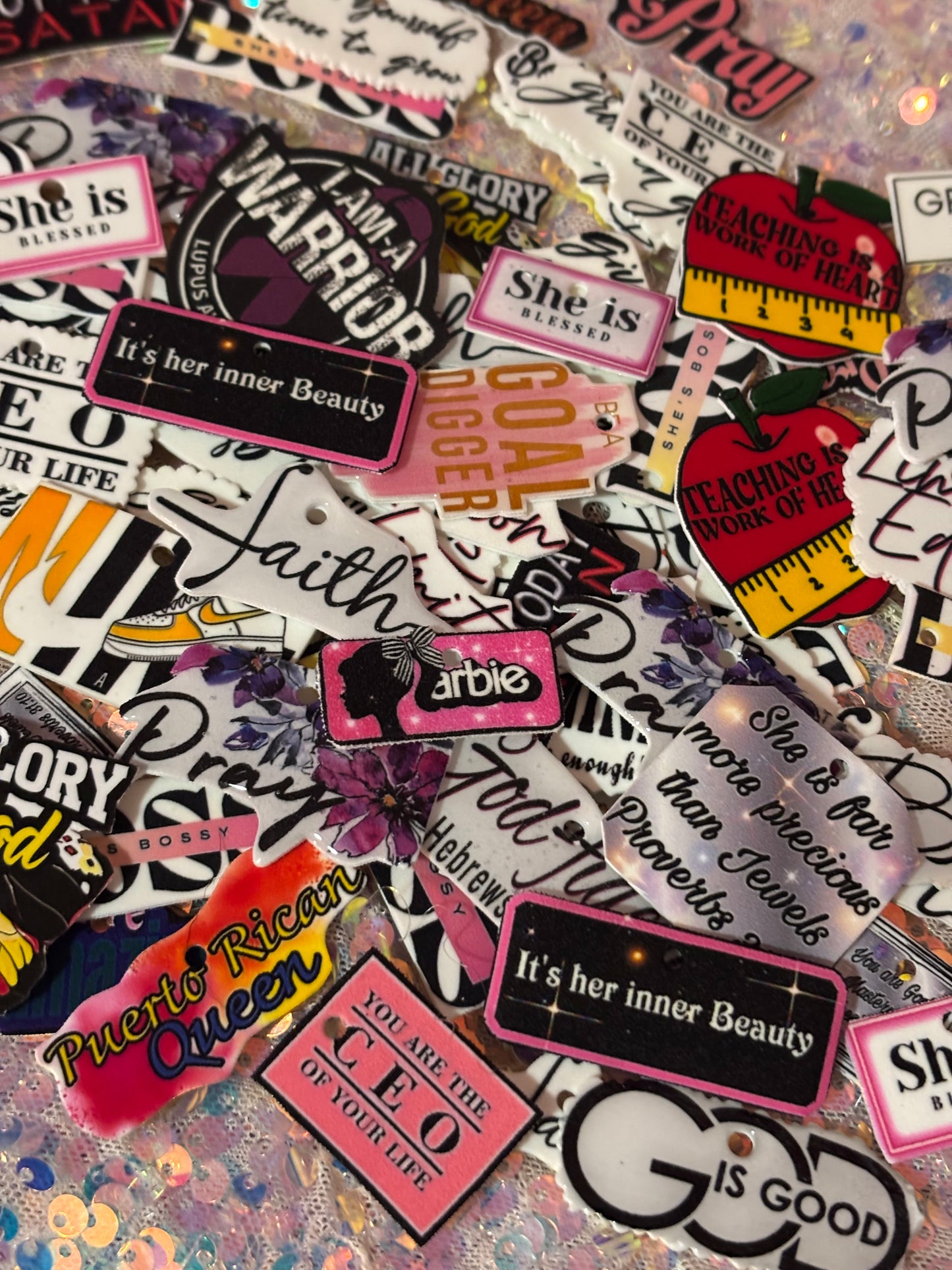 Stylish Resin Charms(set of 10)