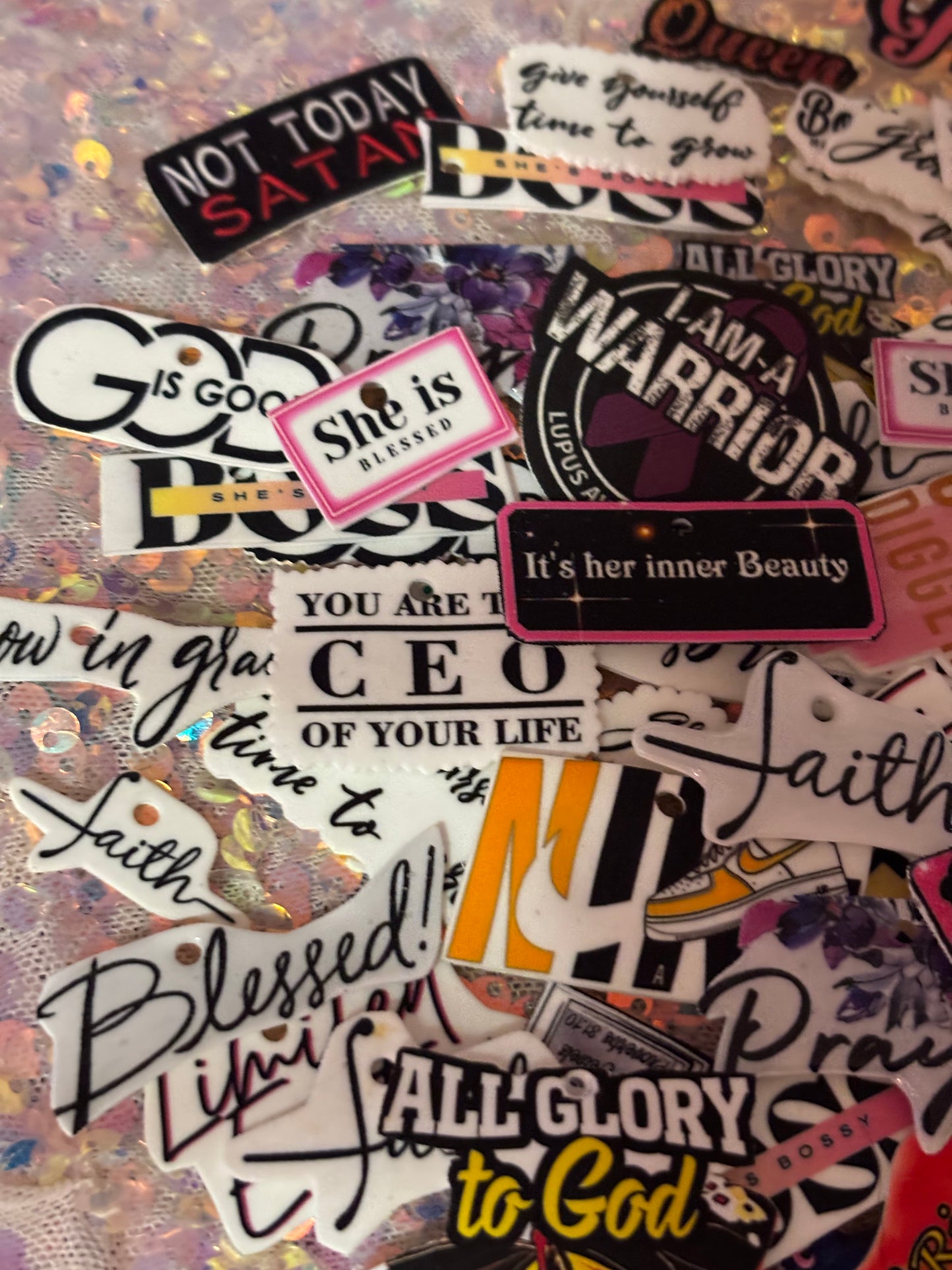 Stylish Resin Charms(set of 10)