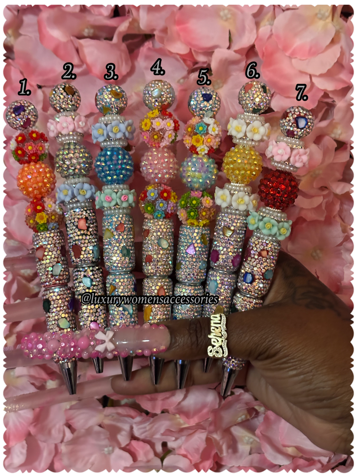 "LUXE" RHINESTONE PENS(1pc.)