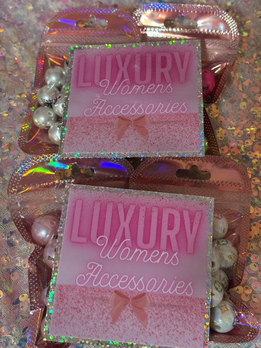 16MM “Luxury” Printed Bead Packs(15ct.)