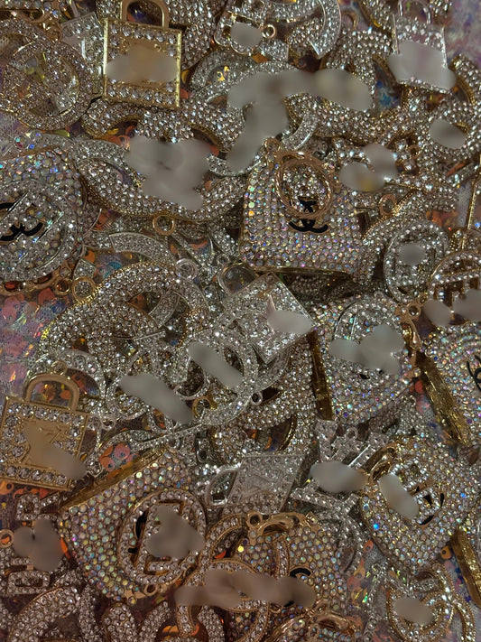 "New" "Luxurious" Luxury “Bling” Charms(set of 10)