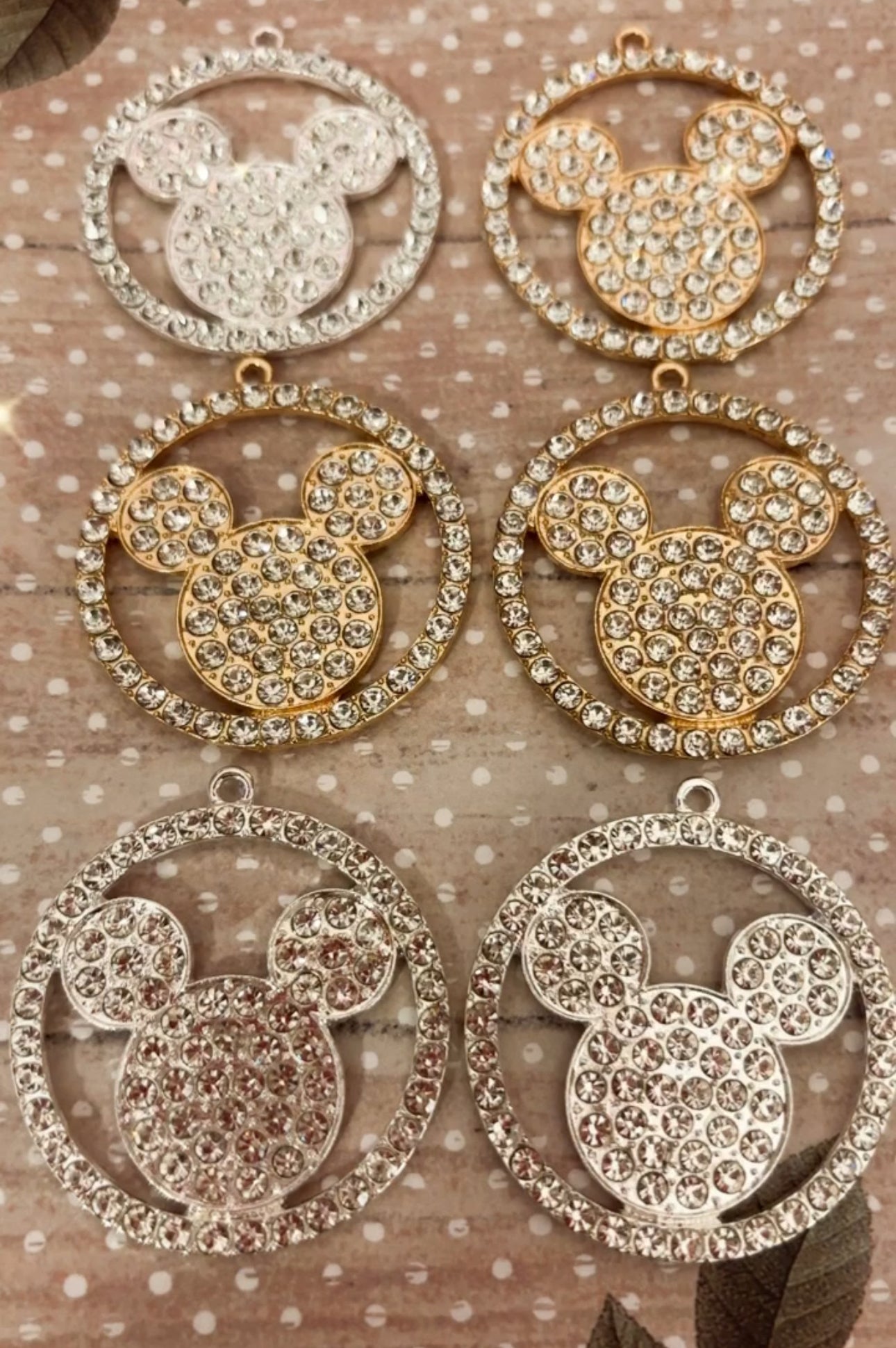 “Bling” Circle Charms(1pc.)