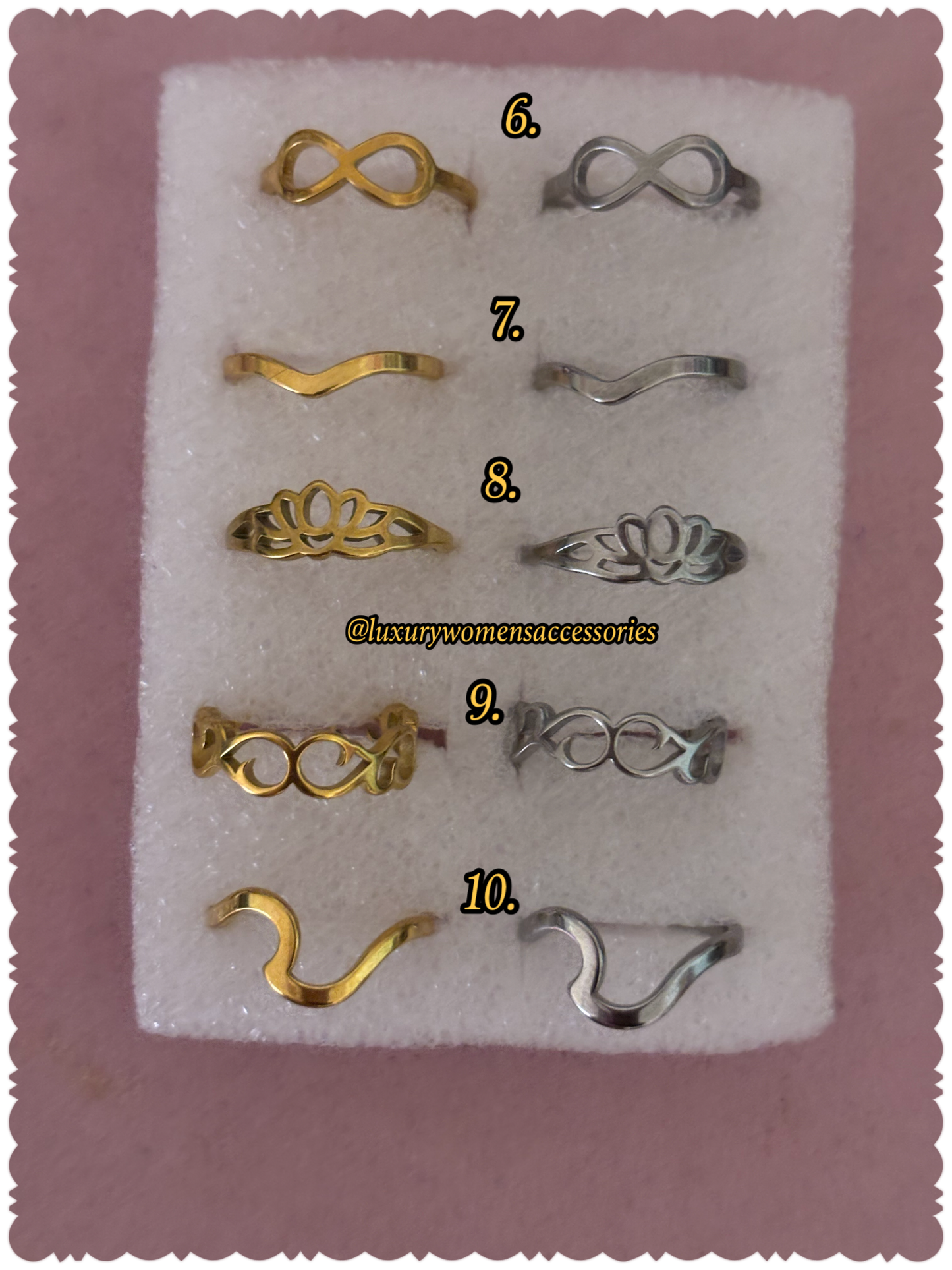 "Luxe" Toe Rings(1pc.)