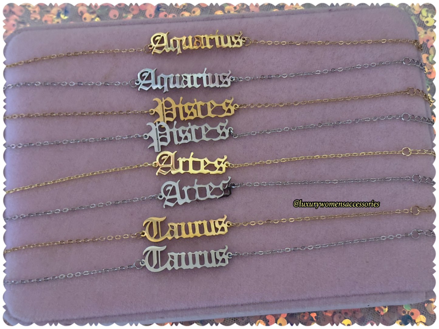 Zodiac Anklets(10inches)