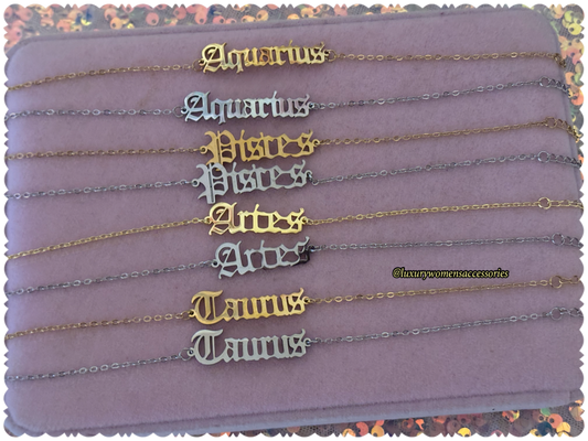 Zodiac Anklets(10inches)