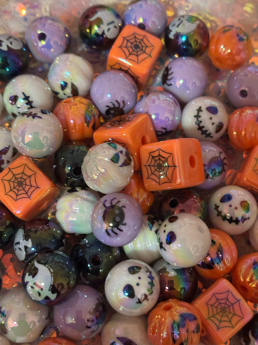 Halloween Bead Mix(set of 10)