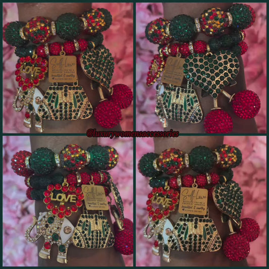"Self Love" Beaded Bracelet Set(set of 3)