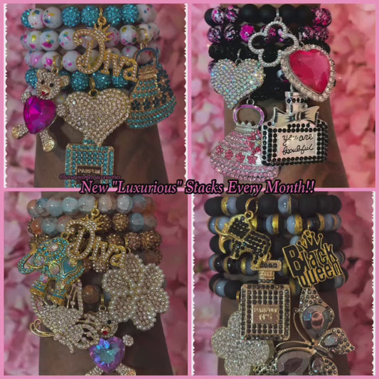 “LUX” Monthly Bracelet Subscription(set of 5)(New Set Every Month)